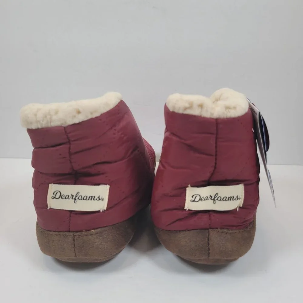 Dearfoams Women's Original Warm Up Bootie Slipper US Size 7-8 NWT - Picture 4 of 8